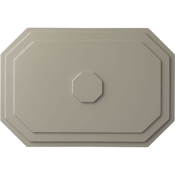 Ekena Millwork Felix Ceiling Medallion, Hand-Painted Pearl White, 25 1/4"W x 17 1/4"H x 1 3/4"P CM25FEPWS - main
